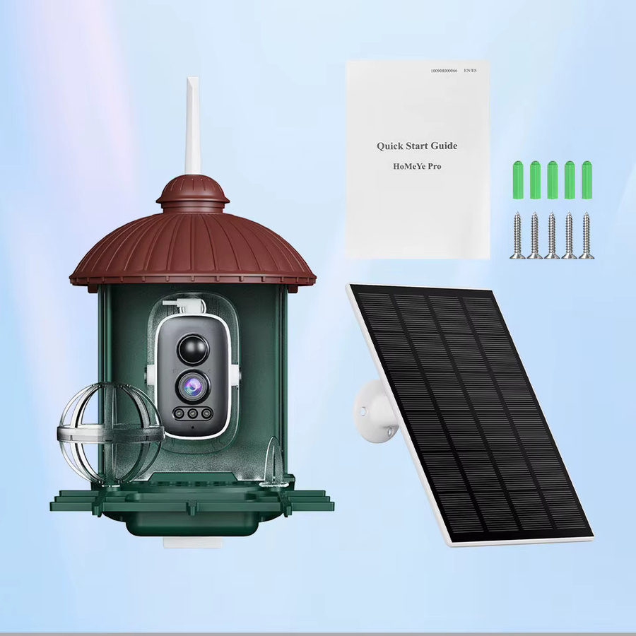 XVIM Smart Bird Feeder Kamera mit 4MP 2K HD Video, Solar Power und WiFi, Outdoor Vogelhaus mit Zwei-Wege-Audio - Bild 5