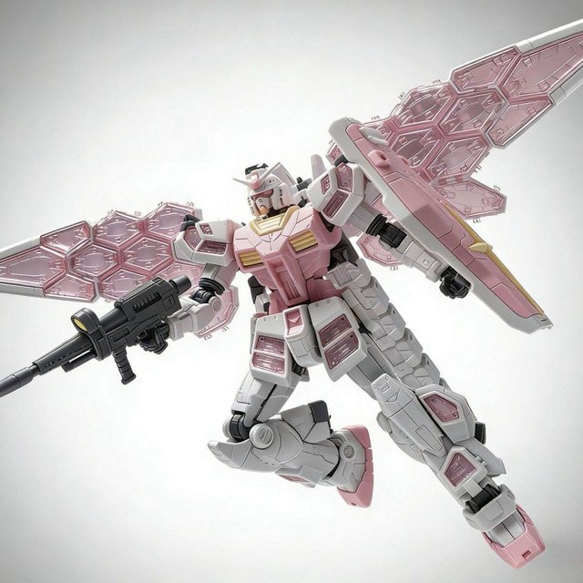 Bandai GG 78-F Typ Mecha-Modell, Osaka Expo Limitierte Auflage, Pink, 1/144 Maßstab, Bausatz - Bild 1