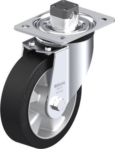 Blickle L-ALEV 160K-CS11 Lenkrolle mit Feststeller in Schwarz-Grau mit 160 mm Rad-Durchmesser und 400 kg Tragfähigkeit - Bild 1