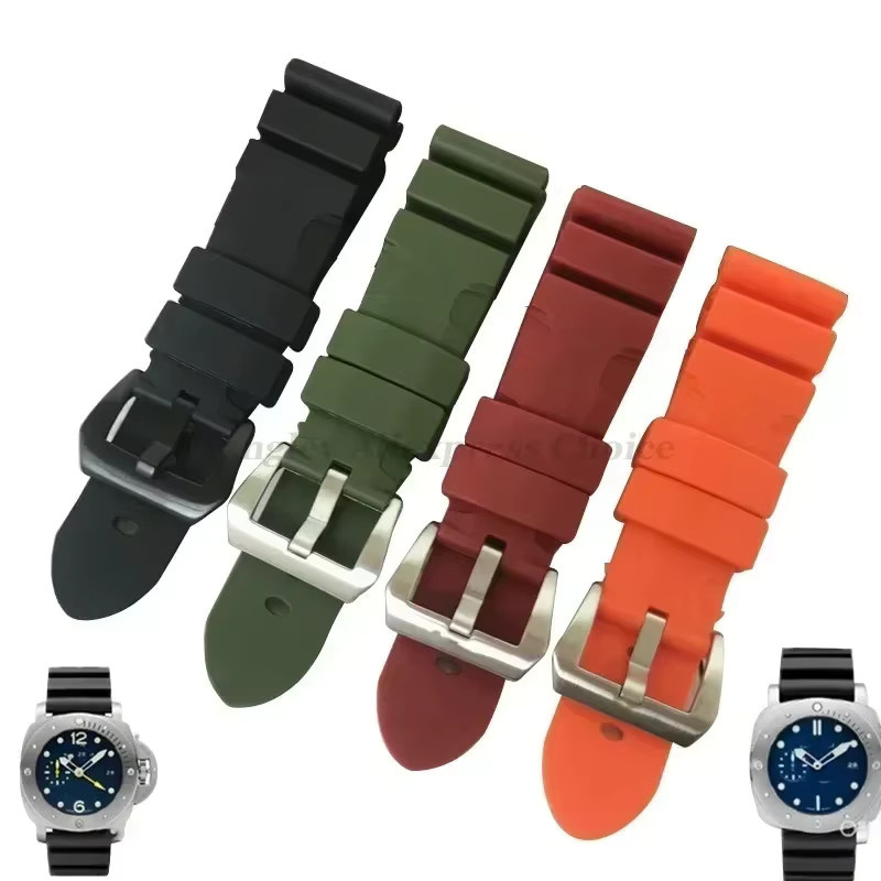 Uhrenarmband Silikon, Schwarz, Herren - Bild 3