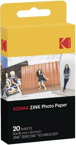 Kodak ZINK Sofortbild-Film für Instant Cameras, 20er Pack, Mehrfarbig - Bild 1