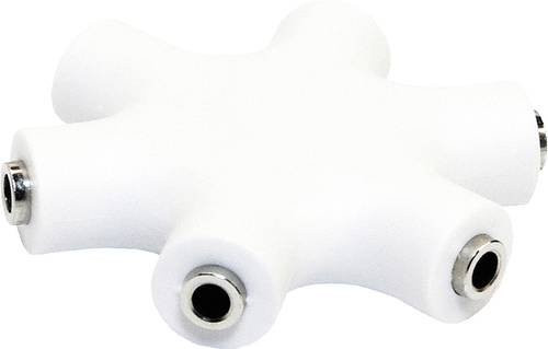 LogiLink CA1088 Audio-Adapter mit 3x 3,5 mm Klinkenbuchsen in Weiß - Bild 1