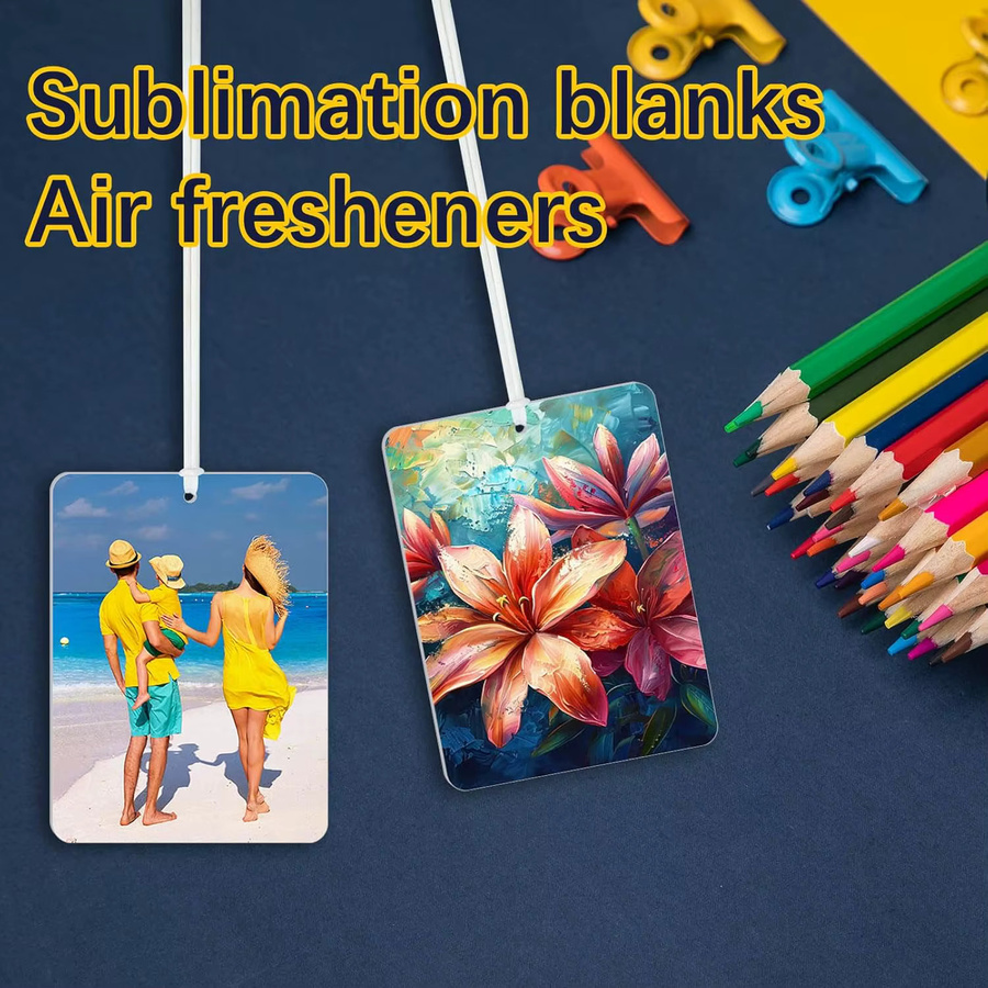 Sublimations-Lufterfrischer-Rohlinge für DIY hängende Auto-Lufterfrischer und Dekoration - Bild 5