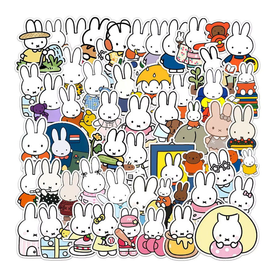Miffy Aufkleber, 50-teiliges Set, multicolor - Bild 1