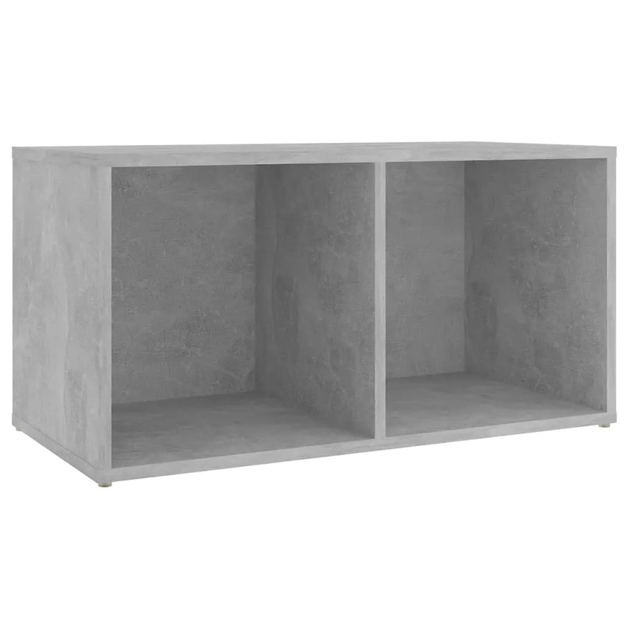 vidaXL TV-Schrank aus Holzwerkstoff in Betongrau, B/T/H: 72 x 35 x 36,5 cm - Bild 2