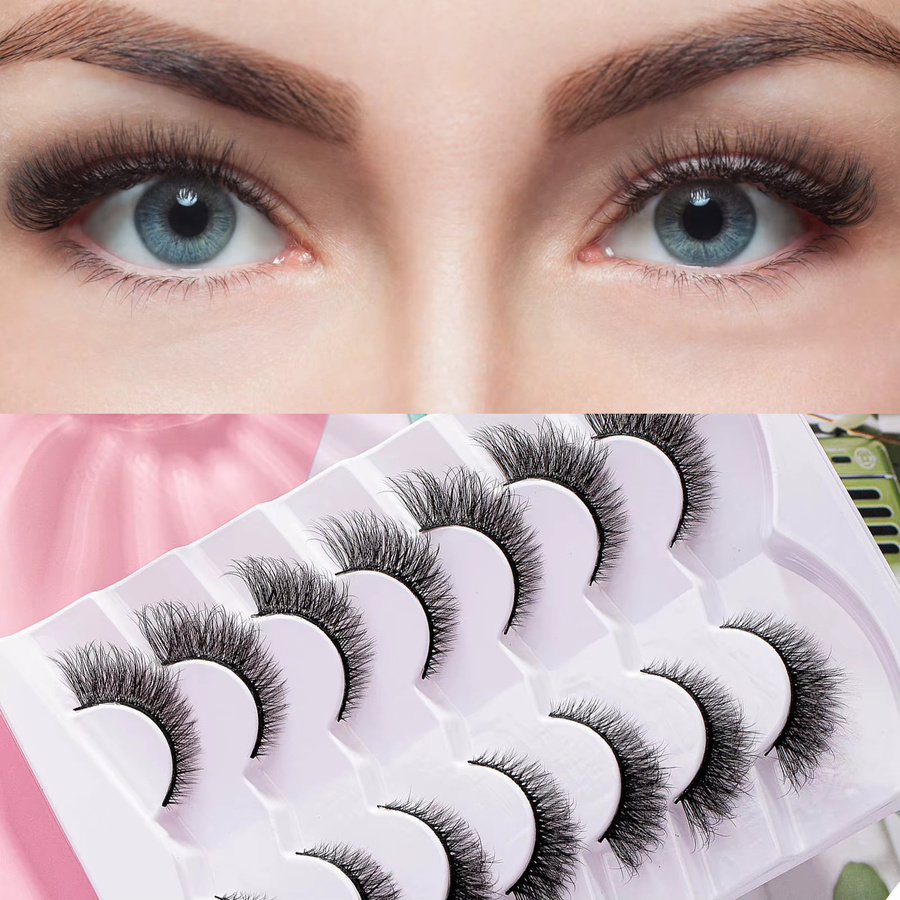 Cotremyp Wimpern, Schwarz, Unisex - Bild 2