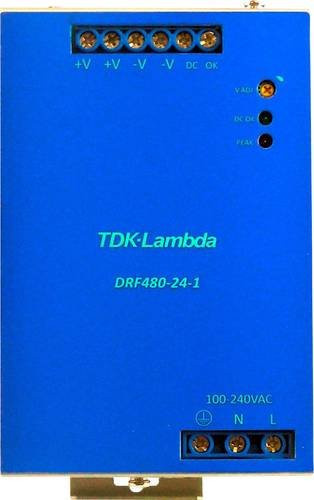 TDK-Lambda DRF480-24-1/HL Hutschienen-Netzteil 24 V/DC 480W mit 1 Ausgang - Bild 1