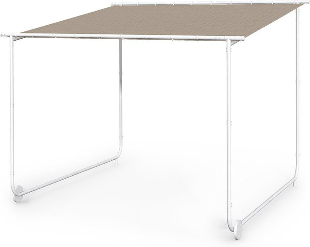 Blumfeldt Nantes Pavillon Gazebo Sonnendach aus Polyester und Stahl in Beige, B/T/H: 300 x 300 x 250 cm - Bild 1