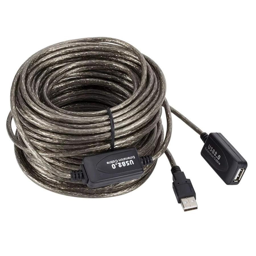 USB 2.0 Verlängerungskabel mit Active Repeater zur Signalverstärkung Stecker auf Buchse - Bild 2