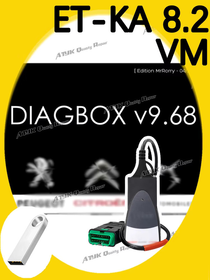 Diagbox 9.68 Software für PP2000 VCI Obd2-Scanner zur Fahrzeugdiagnose und Autoreparatur - Bild 5