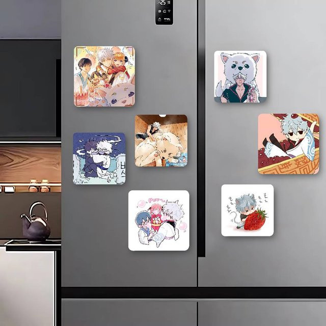 Anime G-Gin Tama magnetische Kühlschrankmagnete, dekorative Aufkleber in Multicolor - Bild 1