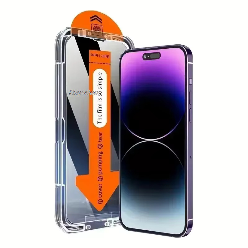 Staubfreie HD Displayschutzfolie für Apple iPhone Modelle in Transparent - Bild 5