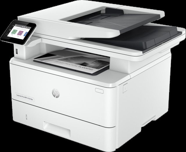 HP LaserJet Pro MFP 4102fdn Schwarzweiß Laser Multifunktionsdrucker mit Drucken, Scannen, Kopieren und Faxen, B 420 mm, T 390 mm, H 323 mm - Bild 2