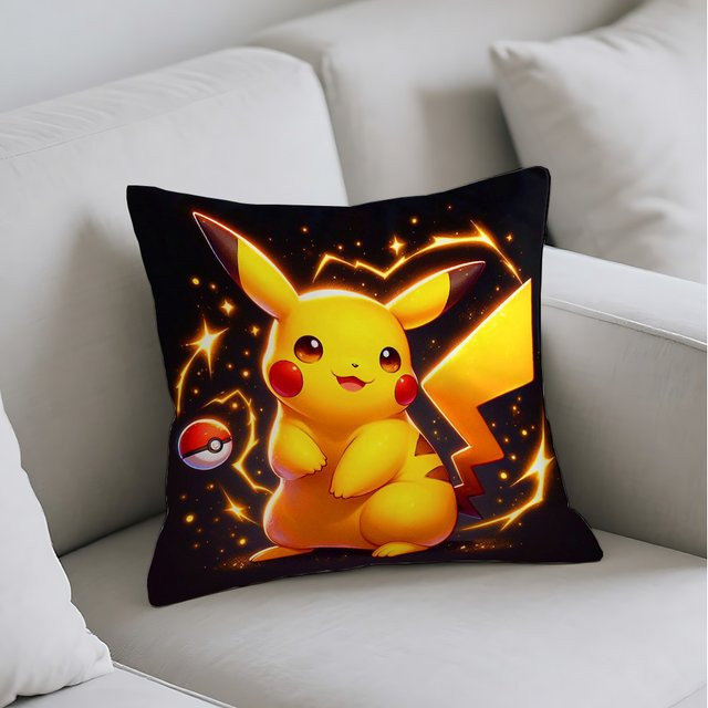 Potdemiel Kawaii Pokepokes Kissenbezug, quadratisch, Multicolour, B/T/H: 30 x 30 x 30 cm - Bild 1