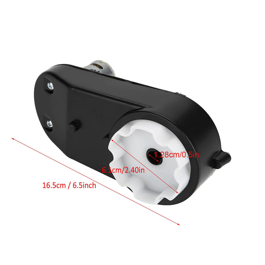 Aramox Getriebe für Elektromotoren, RS390 Elektromotor, 6 V/12 V, 12000–20000 U/min - Bild 1