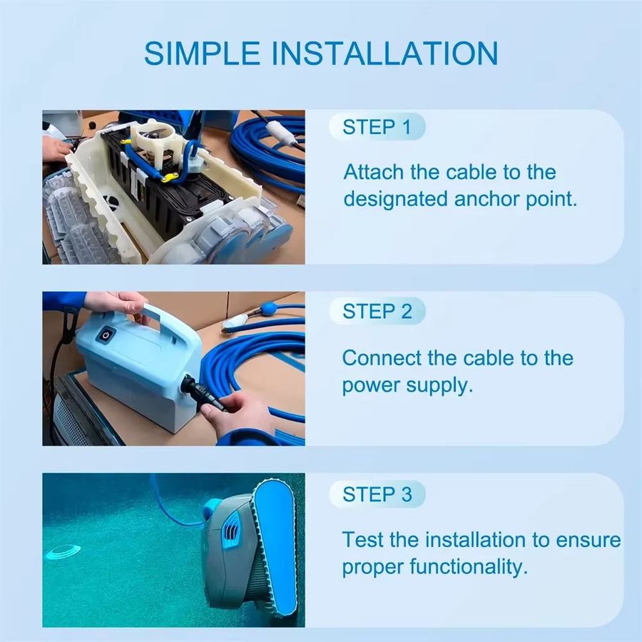 Dolphin Maytronics DIY-Kabel 2-Draht 18 m für Pool Cleaner S200 Active 20 Triton PS Discovery und Quantum - Bild 2