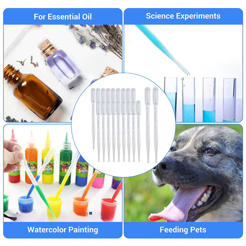 Westtune Lab Transferpipette, 100 Stück, Kunststoff-Einweg-Tropfgeräte - Bild 3