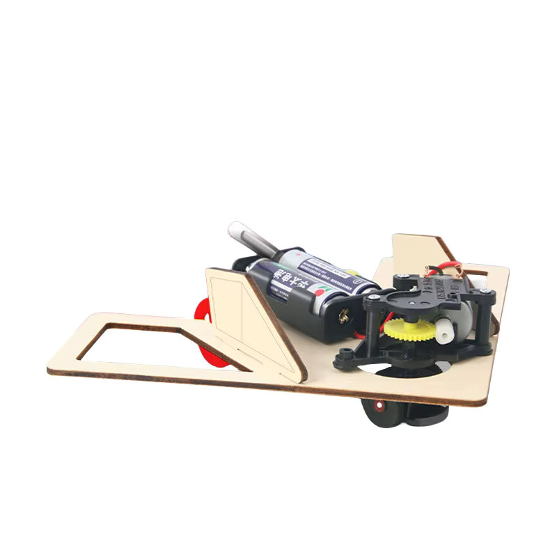 GUEN DIY Hindernisvermeidungs-Roboter, Wissenschaftsexperiment, Holz, multicolour - Bild 2