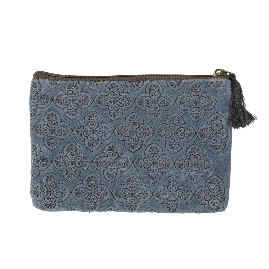 Bloomingville Kulturtasche Sofina aus Baumwolle in Blau - Bild 1