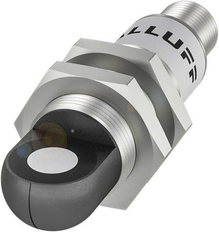 Balluff Ultraschall-Sensor BUS W18M1-XA-03/025-S92G in Silber mit Messbereich 1,8 cm - Bild 1