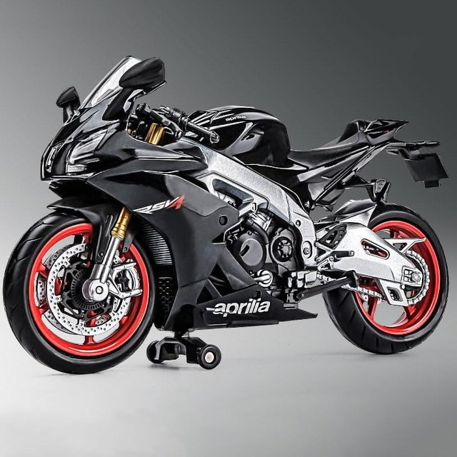Aprilia Rsv4 Rr1000 Motorrad Modell, 1:12, Metall, ab 18 Jahren - Bild 1