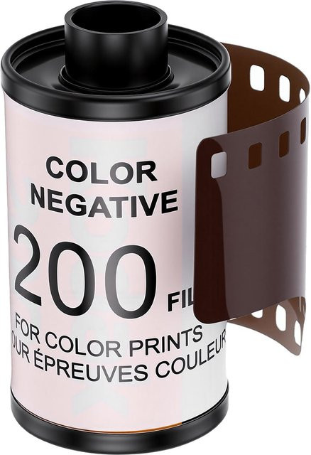 KaiSai 35mm Farb-Negativfilm 200 ISO C41 für 135 Kameras, 12 Aufnahmen, Multicolor - Bild 1