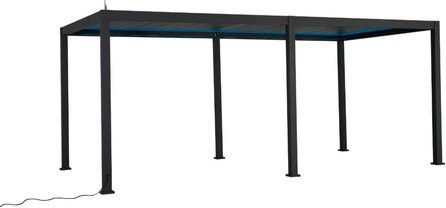 Mr. GARDENER Pergola Classic 111 Automatik aus Aluminium in Anthrazit-Grau, B/T/H: 300 x 600 x 250 cm - Bild 1