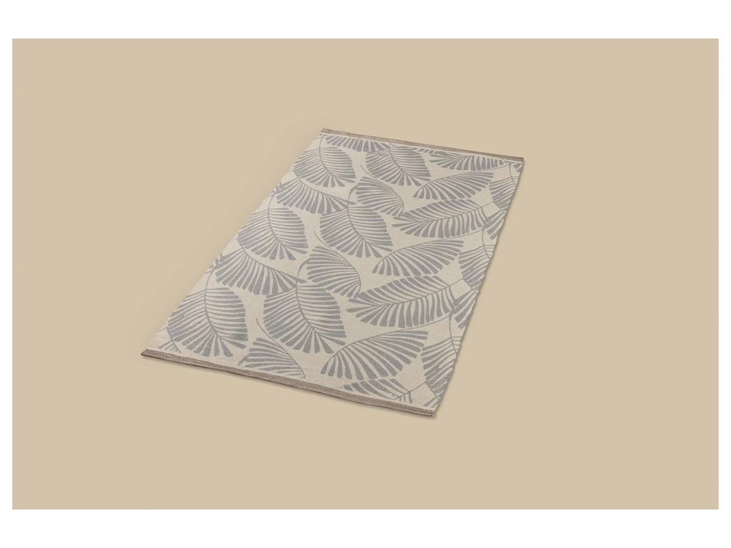 LIVARNO Teppich mit Blättermuster in Multicolour, B: 80 cm, L: 150 cm - Bild 2