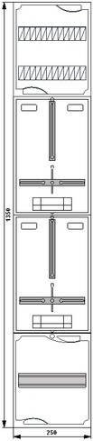 Siemens 8GS20784 8GS2078-4 Montagezubehör B/T/H: 135,0 x 25,0 x 25,0 cm - Bild 1