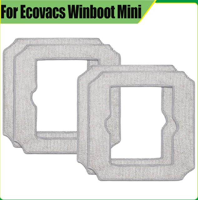 Ecovacs Mopptuch für WINBOT Mini Fensterreinigungsroboter, waschbares Mopp-Pad Zubehör Nr. W-CC02-0012 - Bild 1