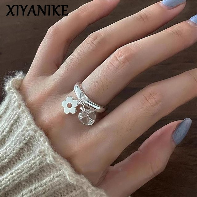 XIYANIKE Ring, Kristall Blume, Damen - Bild 1
