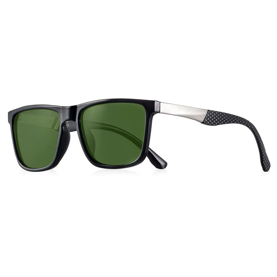 CRIXALIS Sonnenbrille, quadratisch, Vollrand, schwarz, polarisiert, Unisex - Bild 3