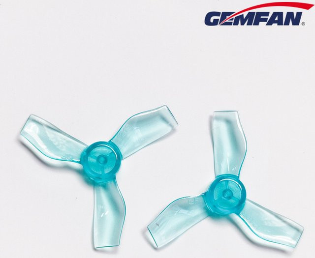 Real hawk Propeller, 8-teiliges Set, 3-Blatt-Gemfan, Lila, Blau - Bild 1