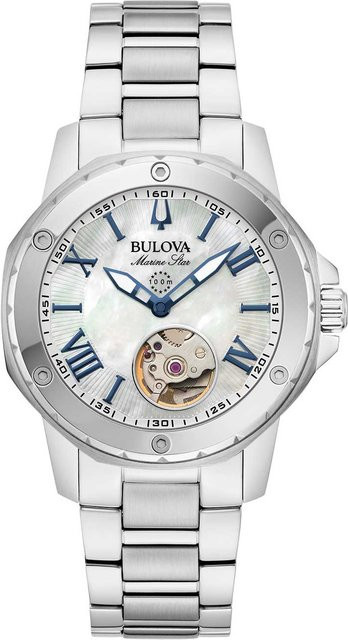 Bulova Marine Star Armbanduhr Automatik, Edelstahl, 35 mm, Damen - Bild 1