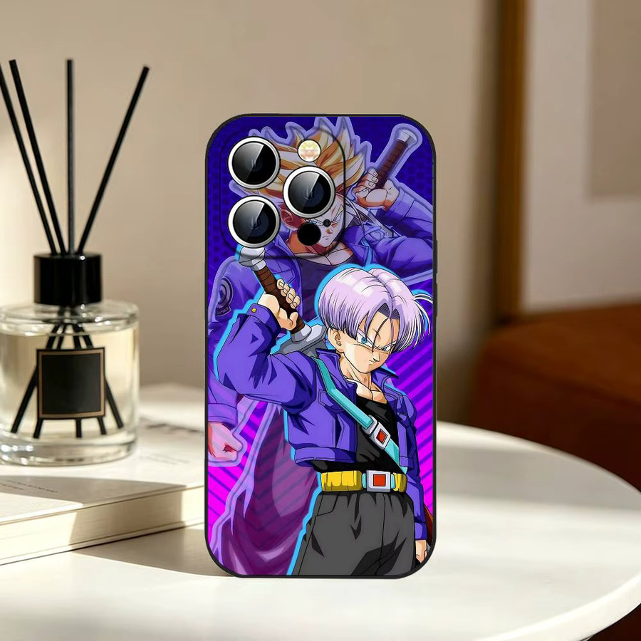 Stoßfeste Handyhülle Dragon Ball Future Trunks in Schwarz für iPhone 11 bis iPhone 17 Modelle - Bild 6