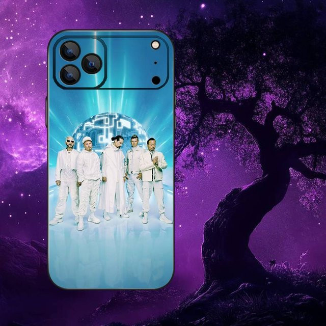 Backstreet Boys BSB Handyhülle aus weichem Silikon für iPhone 17, 16, 15, 14, 13, 12, 11, Pro Max, XS, XR, SE, Mini, 8, 7 in Schwarz und Multicolour - Bild 1