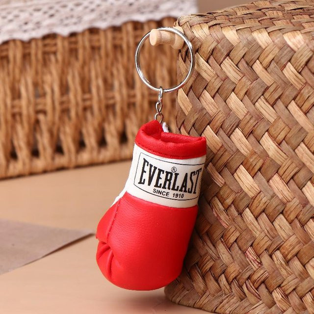Blossoma Schlüsselanhänger Leder, Boxhandschuhe, rot, Unisex - Bild 1