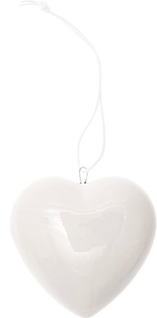 Rico Design Porzellanhänger Herz in Weiß - Bild 1