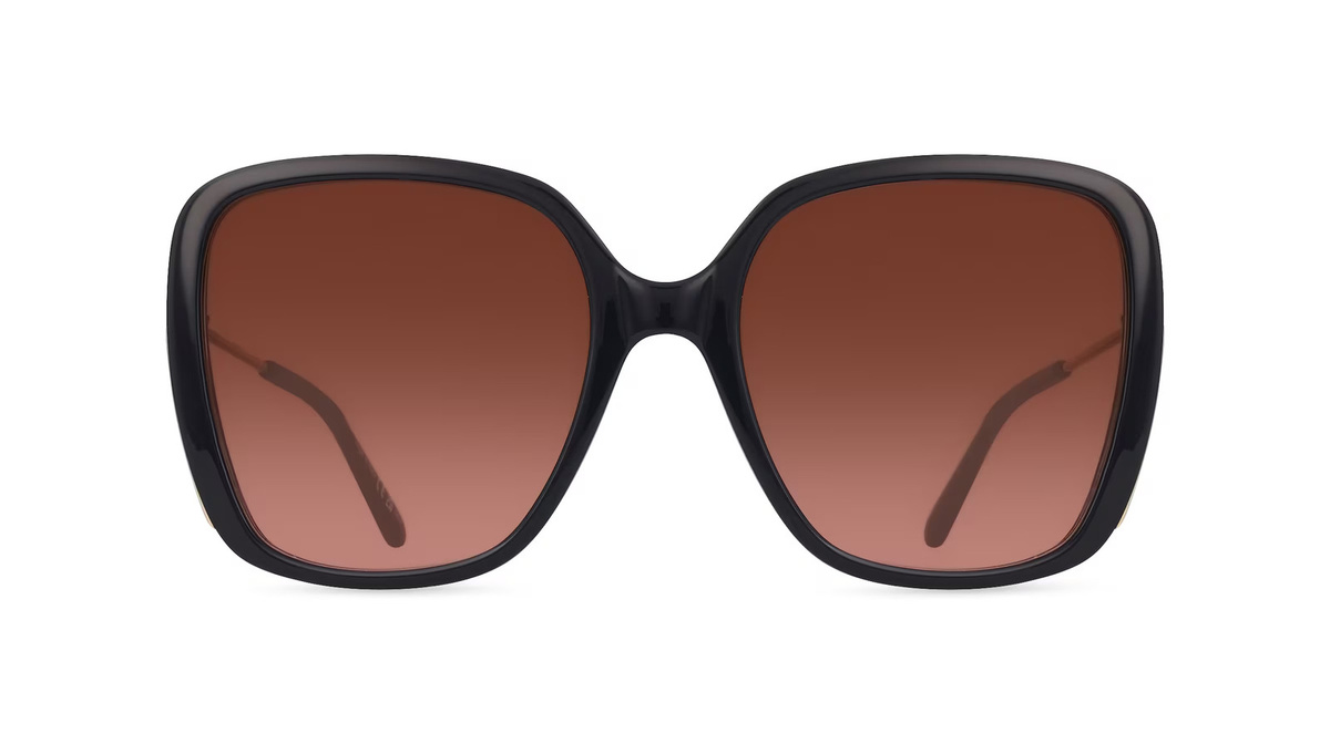 Chloé CH0173S Sonnenbrille, Vollrand, quadratisch, Kunststoff, Unisex, blau - Bild 1