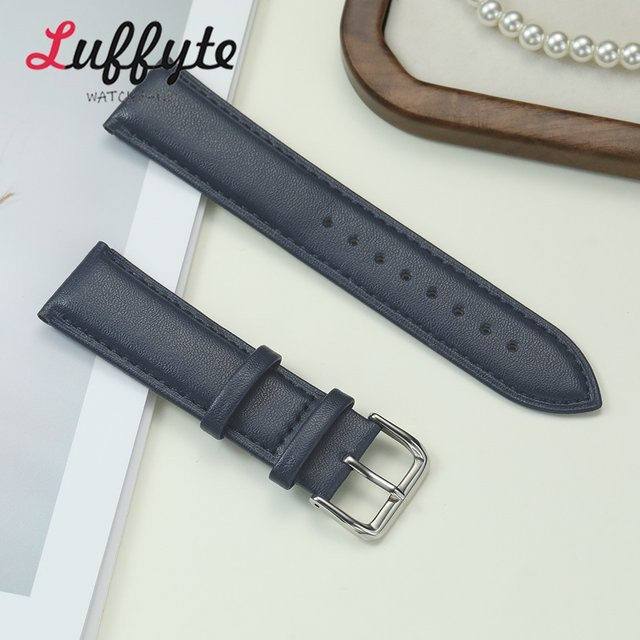 luffyte Uhrenarmband, Leder, Schwarz, Unisex - Bild 1