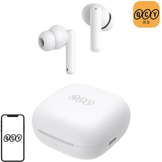 QCY T13 ANC True Wireless Bluetooth Kopfhörer in Weiß - Bild 1
