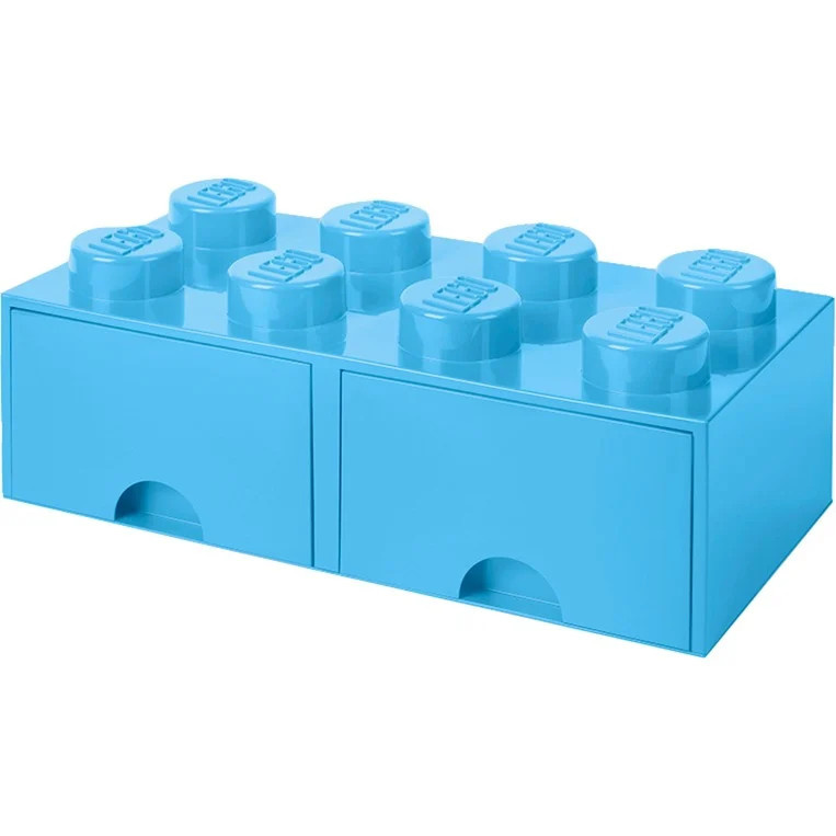 LEGO Brick Drawer 8 Aufbewahrungsbox hellblau - Bild 1