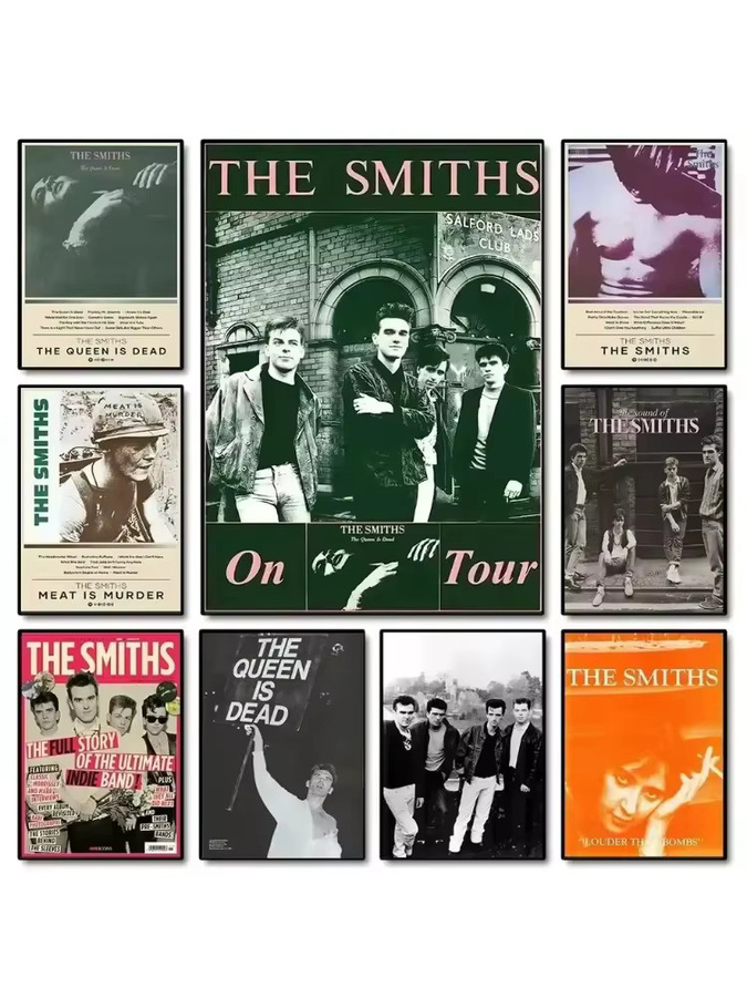 The Smiths The Queen Is Dead Musikalbum Poster Diamantmalerei Wandkunst in Mehrfarbig von Potdemiel - Bild 2