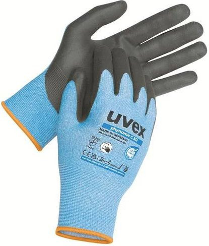 Uvex phynomic C XG 6004709 Schnittschutzhandschuhe in Blau, Größe 9, nach EN 388 und EN 21420:2020 - Bild 1