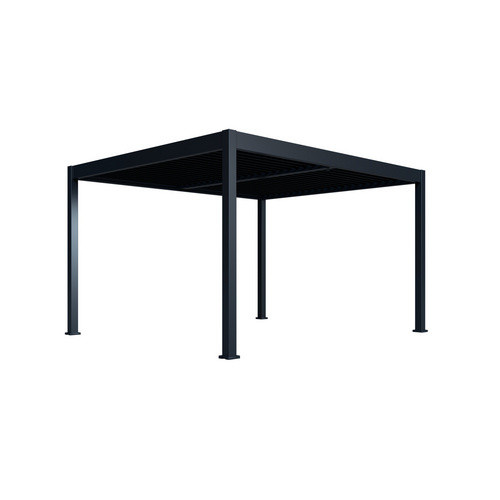 Paragon Outdoor Pergola Grand Tuscan 1214 mit Lamellendach aus Aluminium in Anthrazit B/T/H: 370 x 433 x 256 cm - Bild 4