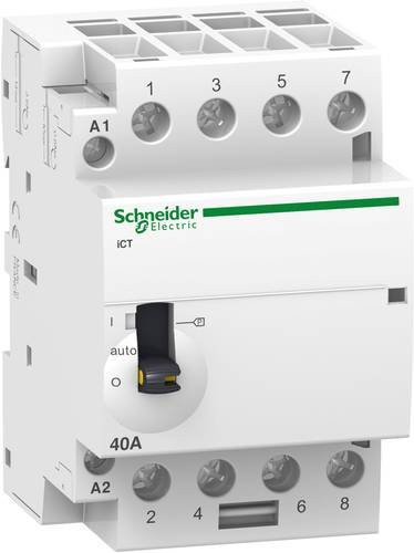 Schneider Electric A9C21144 Installationsschütz mit 4 Schließern, 40A, 400 V/AC, Weiß - Bild 1