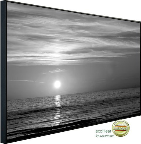 papermoon EcoHeat Infrarotheizung in Schwarz und Weiss mit Matt-Effekt und App-Steuerung - Bild 1