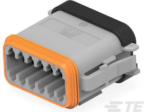 TE Connectivity Buchsengehäuse-Kabel DT06-12SA-CE05 in Grau - Bild 1