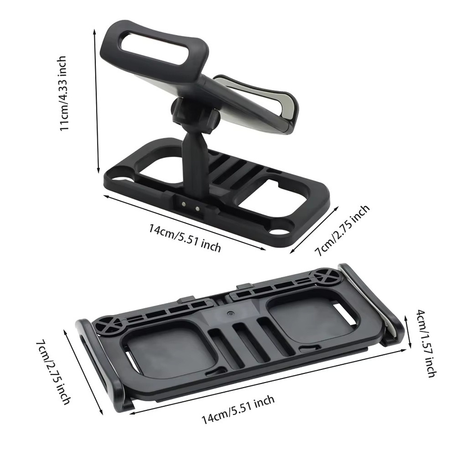 DJI Tablet Halter Clip in Schwarz für Fernbedienungen der DJI Mini 2/3 Pro/SE, Mavic 2/Pro, Air 2/2S und Mavic Mini Drohnen Zubehör - Bild 4