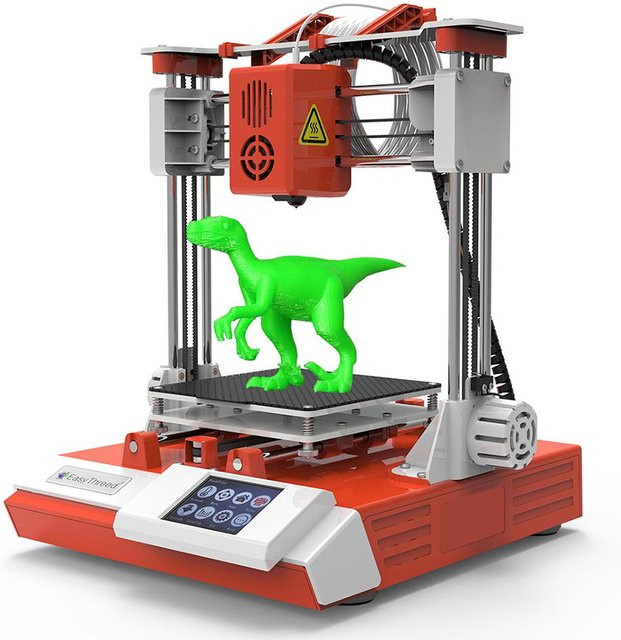 EasyThreed K6 FDM Desktop-3D-Drucker in Orange mit einer Druckgröße von 10 x 10 x 10 cm - Bild 1